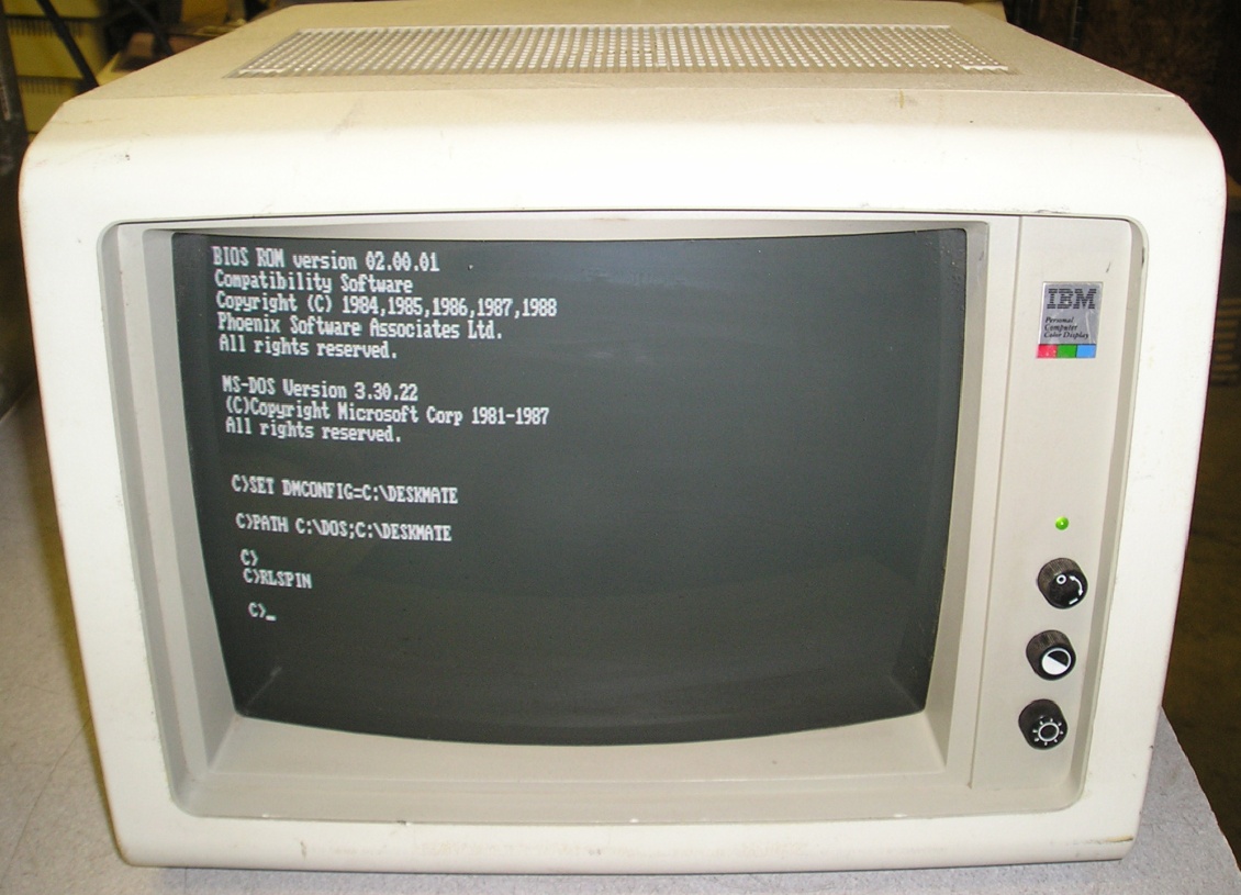 IBM 5153 colour monitor